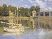 Claude Monet The Bridge at Argenteujil oil painting reproduction